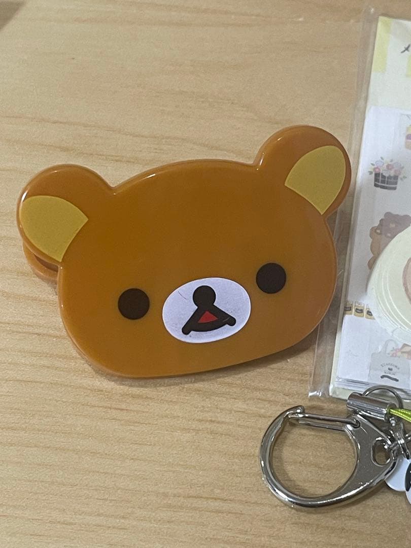 リラックマ　3点セット　エレキトール　クリップ　メッセージカードセット — image 4