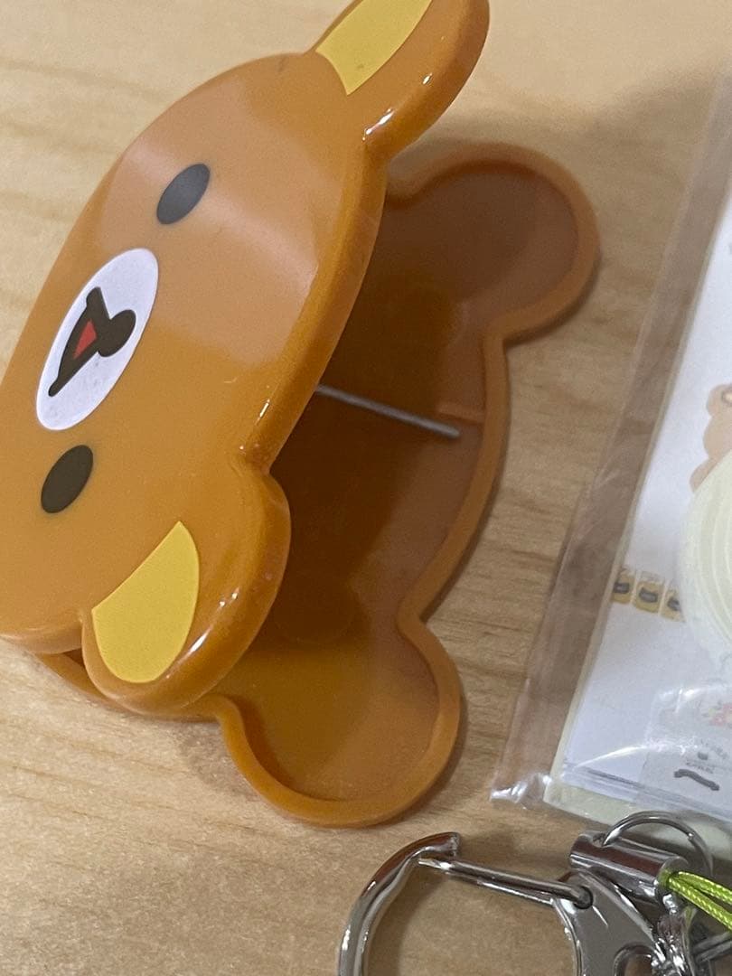 リラックマ　3点セット　エレキトール　クリップ　メッセージカードセット — image 5