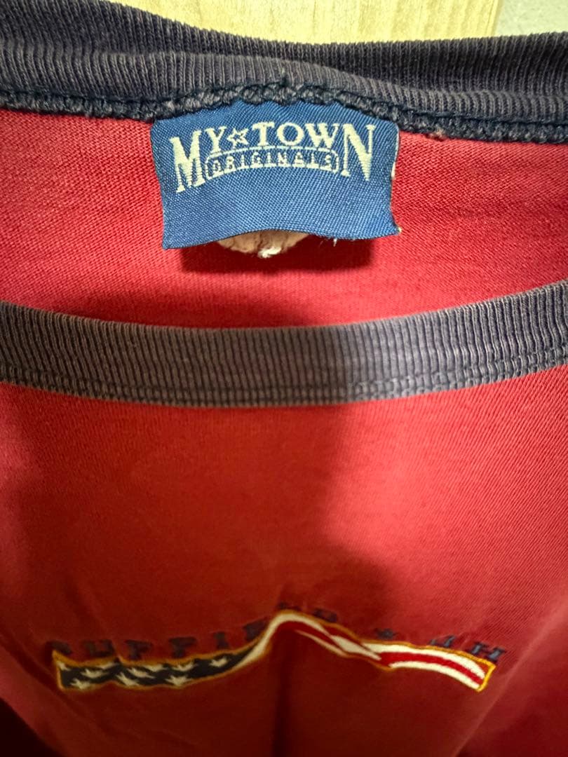 3日間限定！大幅値下げ！MY TOWN ORIGINALS リンガーTシャツ — image 2