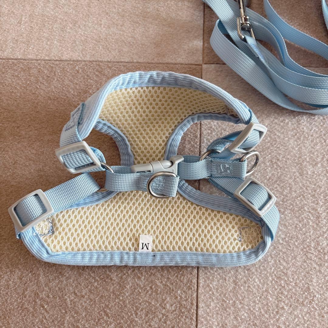 犬用ハーネス リード付き　Mサイズ　ブルー — image 4