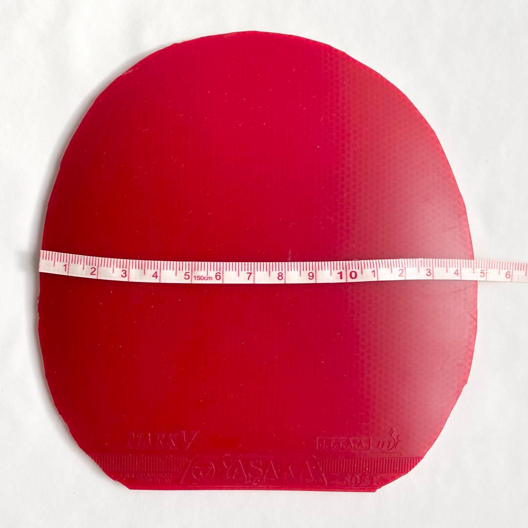 卓球 ラバー 赤 表 ヤサカ マークV 中 — image 4