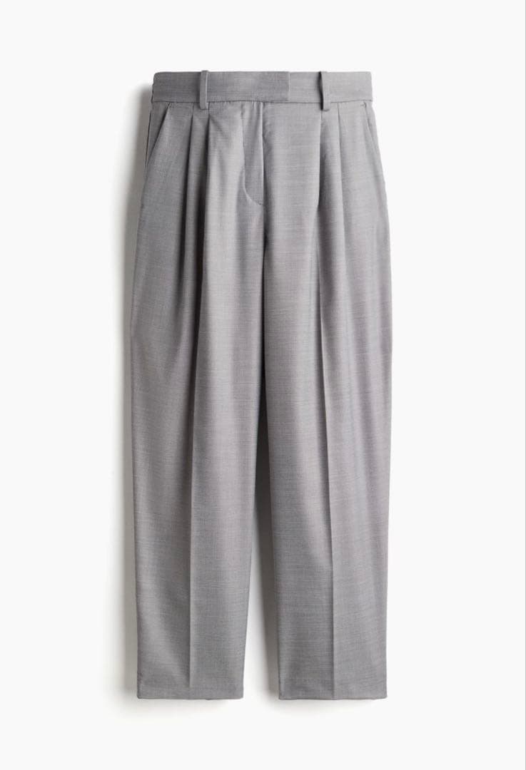 早い者勝ち！★美品★H&M 夏用薄手生地　アンクルレングスパンツ — image 5