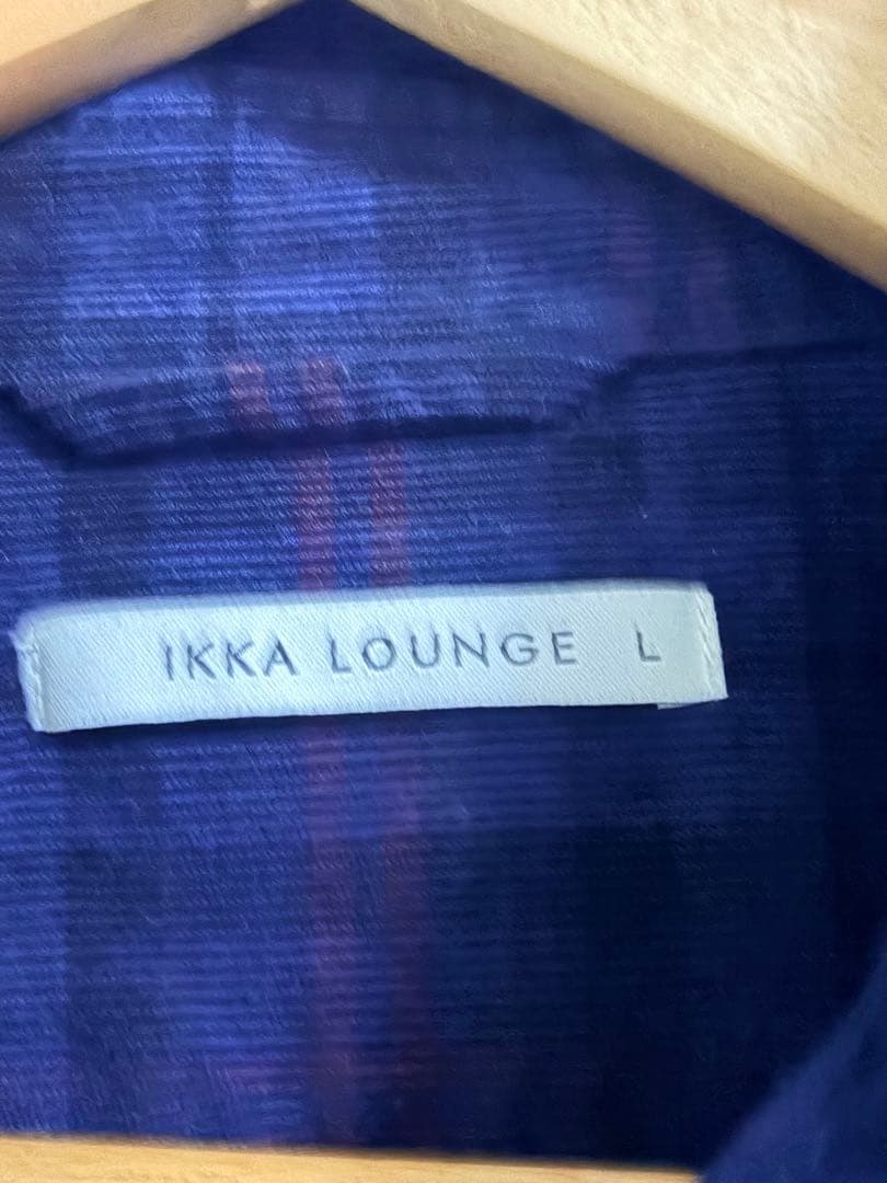 IKKA LOUNGE ネルシャツ ネイビー チェック — image 3