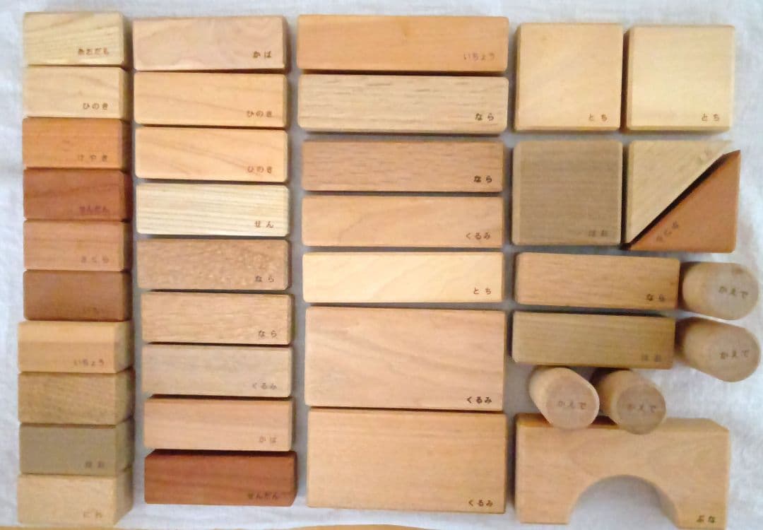 Oak Village 寄木の積木セット 木箱入り — image 2