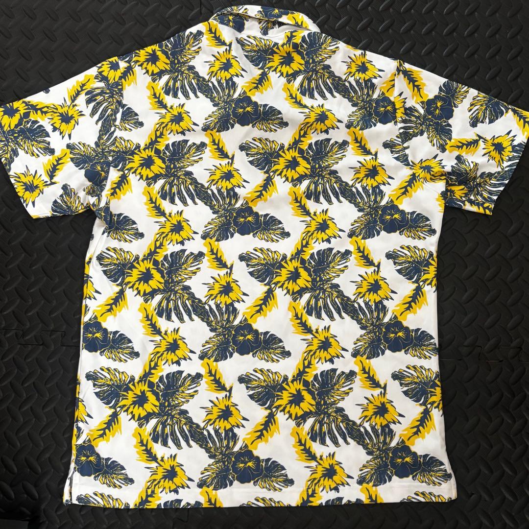 adidas アディダス ボタニカル柄 半袖 ポロシャツ O/XL — image 3