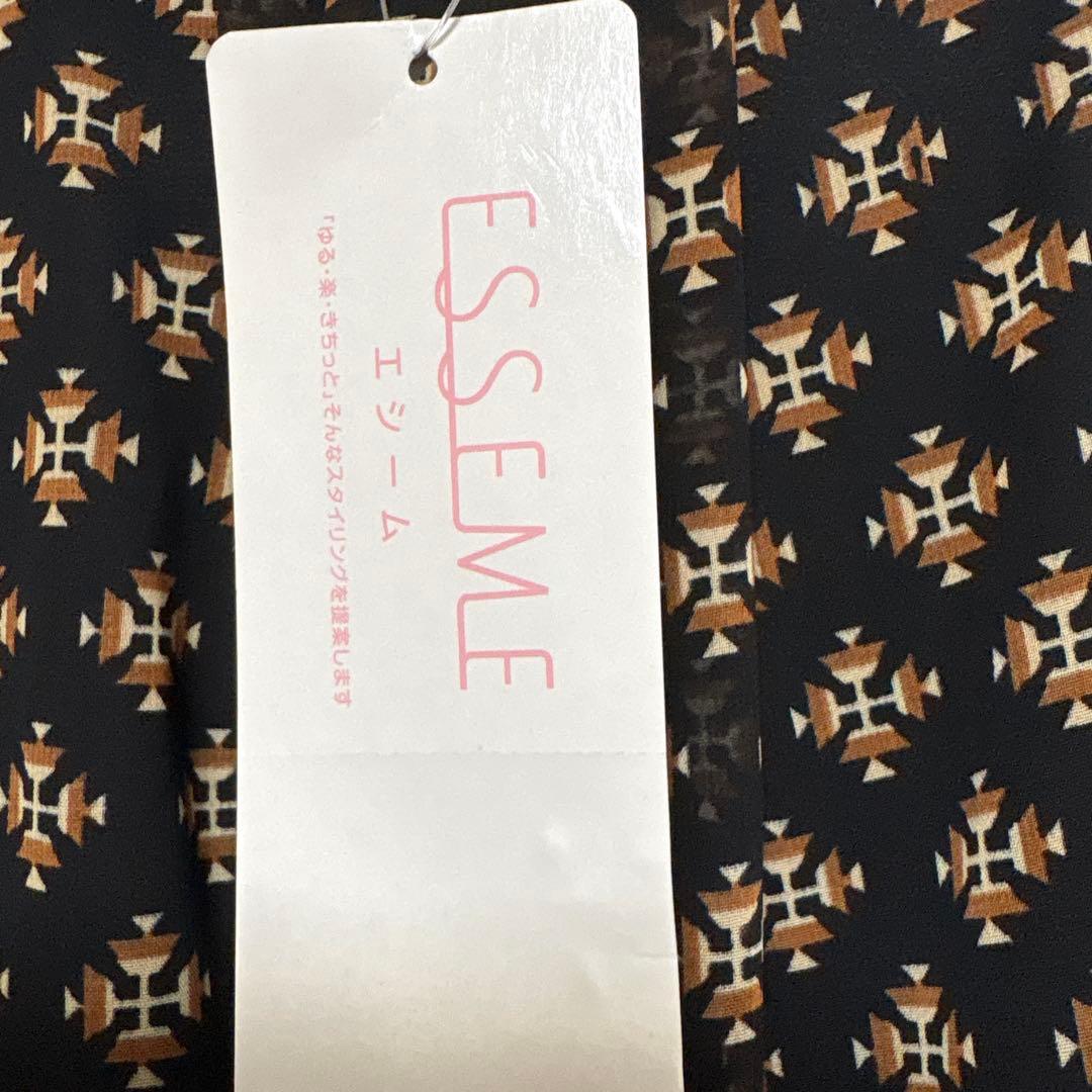 ESSEME 幾何学模様 チュニック LL — image 3