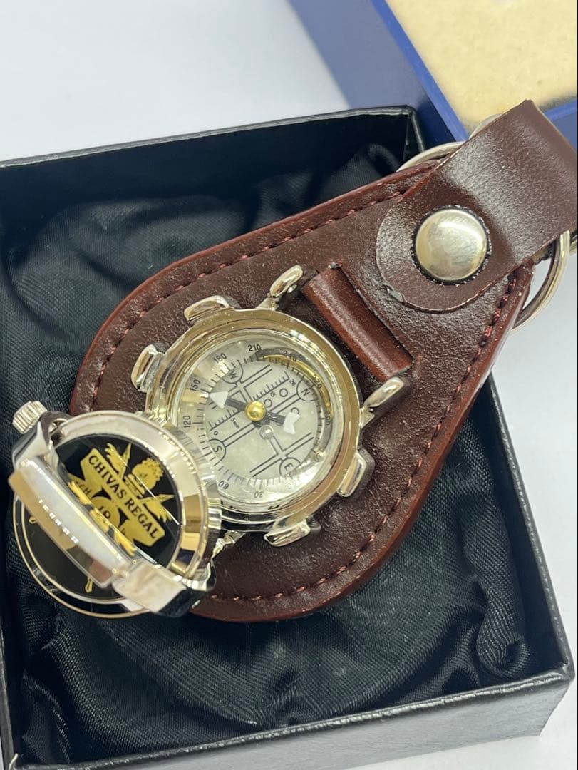 Chivas Regal 18年 ノベルティ コンパス 時計3点セット — image 3