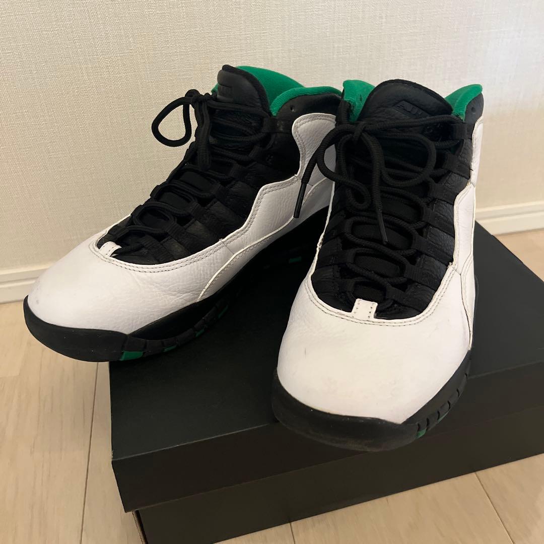 Nike Air Jordan 10 Retro White Green — image 2