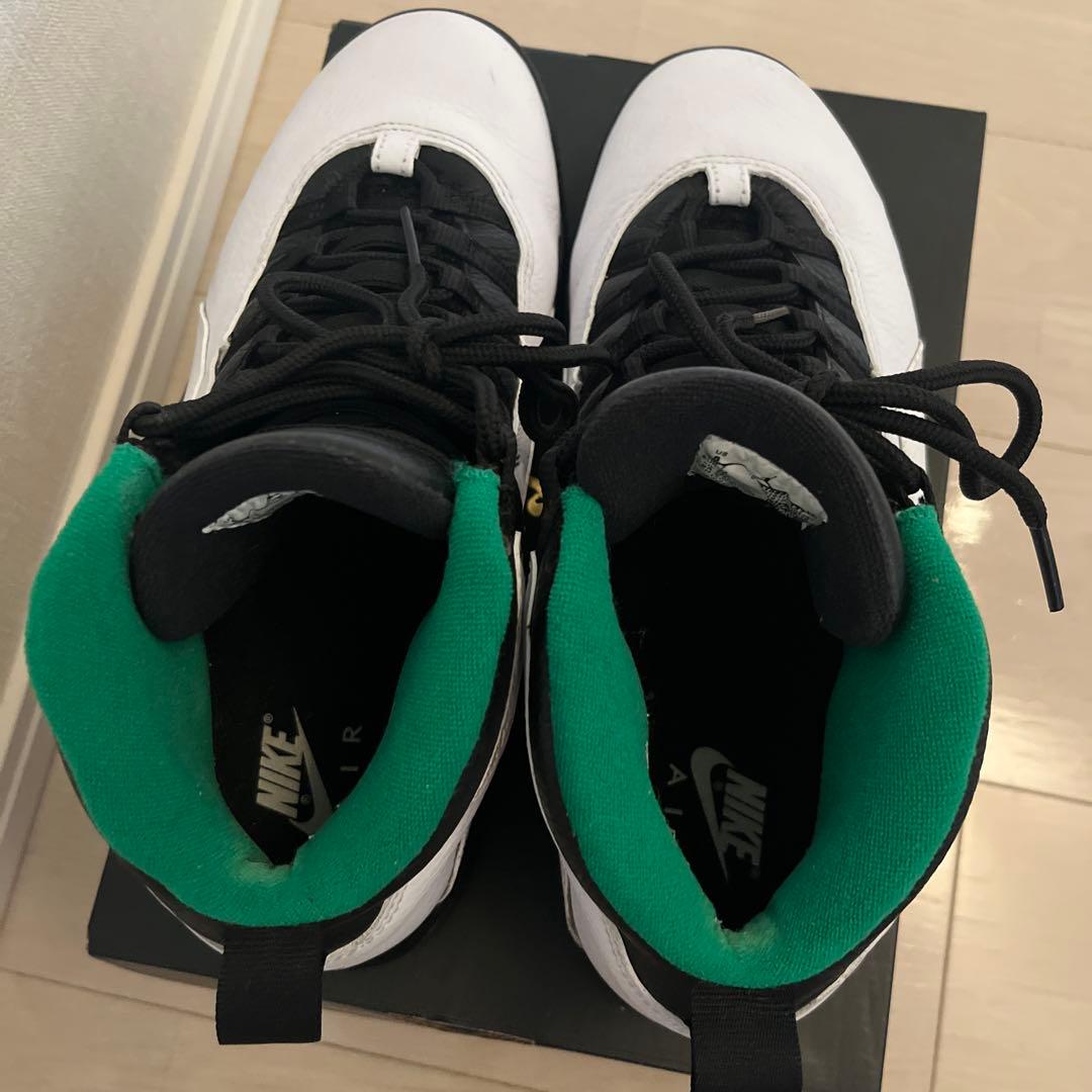 Nike Air Jordan 10 Retro White Green — image 3
