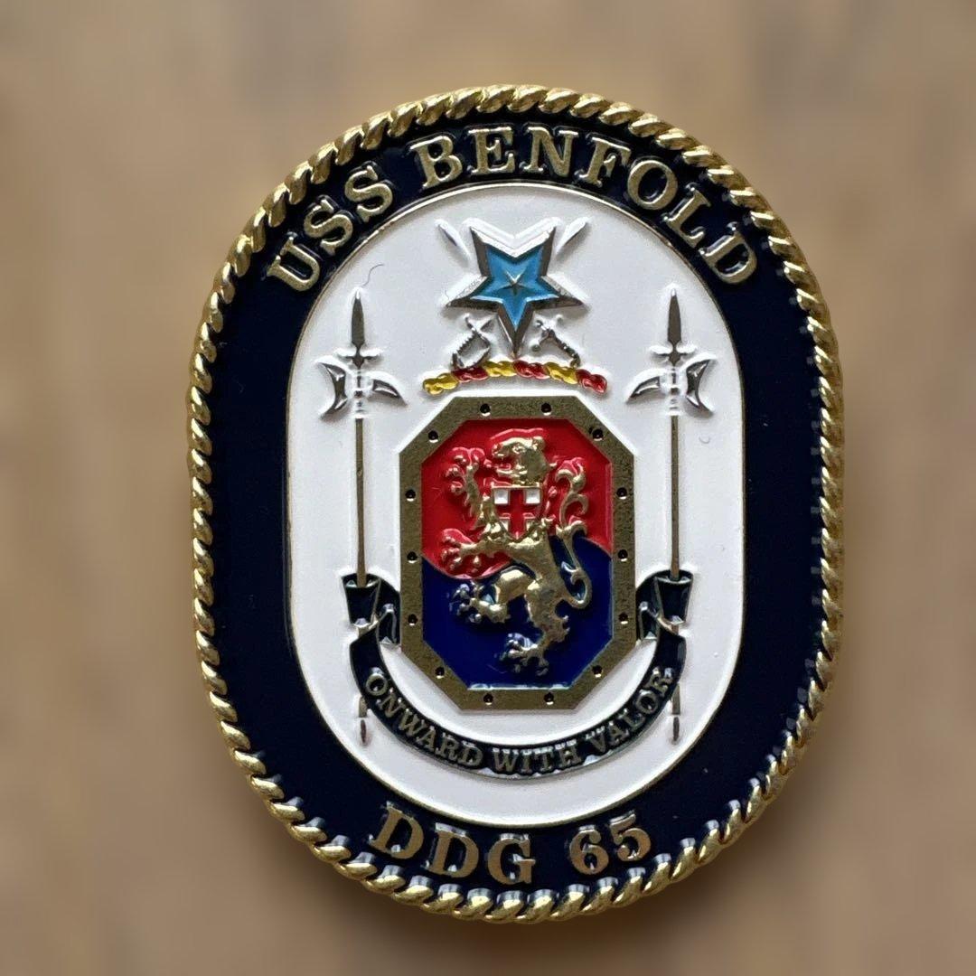 USS Benfold DDG 65 チャレンジコイン — image 2