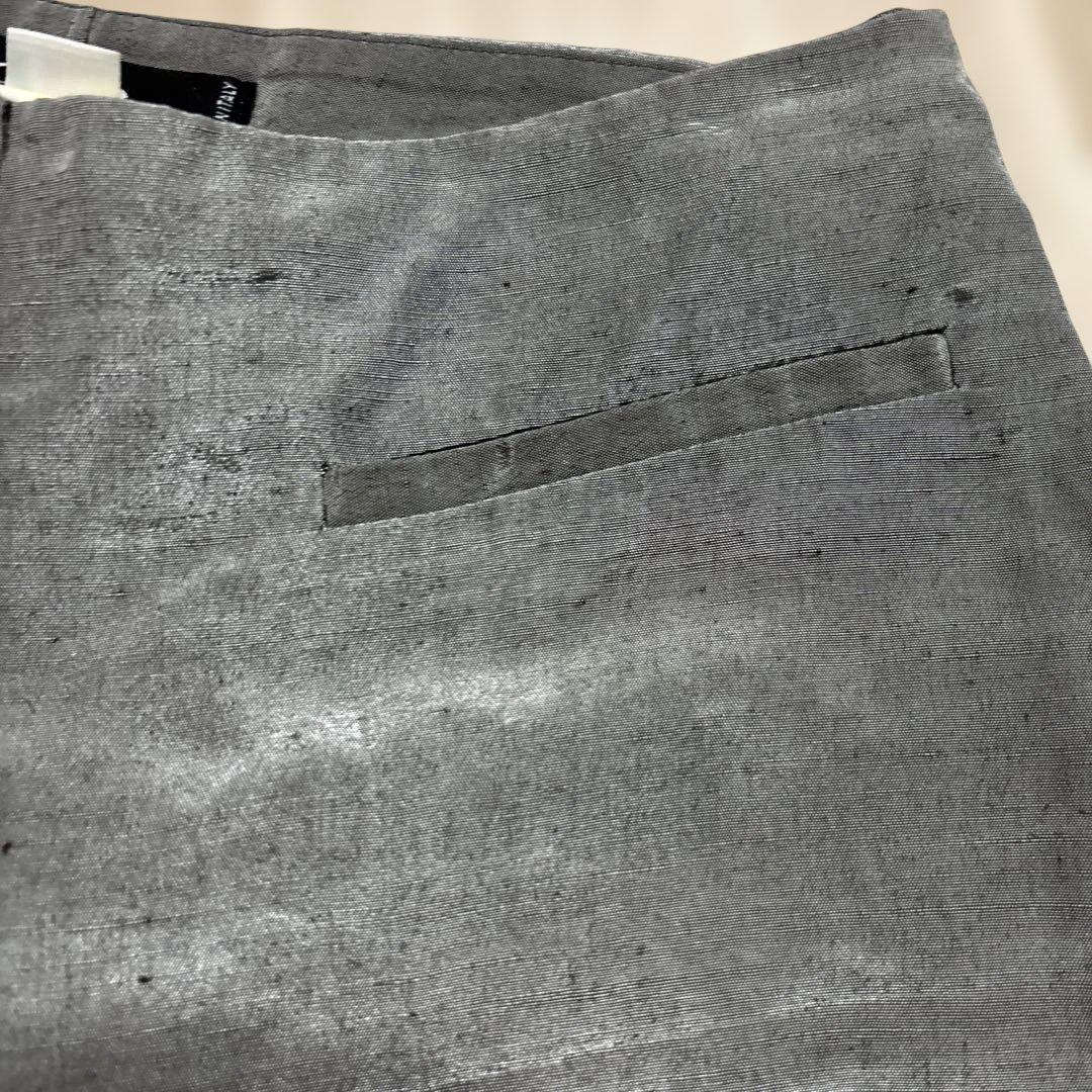 COR INTERNATIONAL ハーフパンツ グレー レディース イタリア製 — image 3