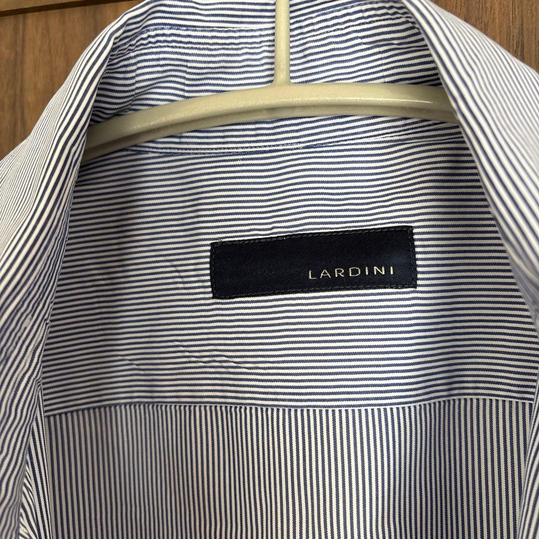 LARDINI ストライプシャツ 38/15 — image 3