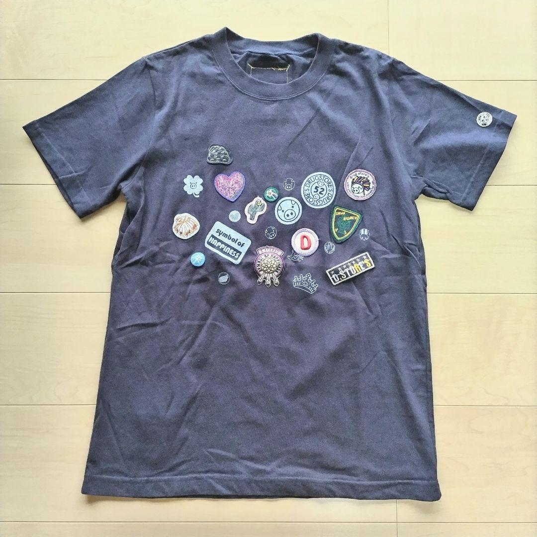 drug store's ドラッグストアーズ 2 半袖 Tシャツ トップス 紺 — image 2