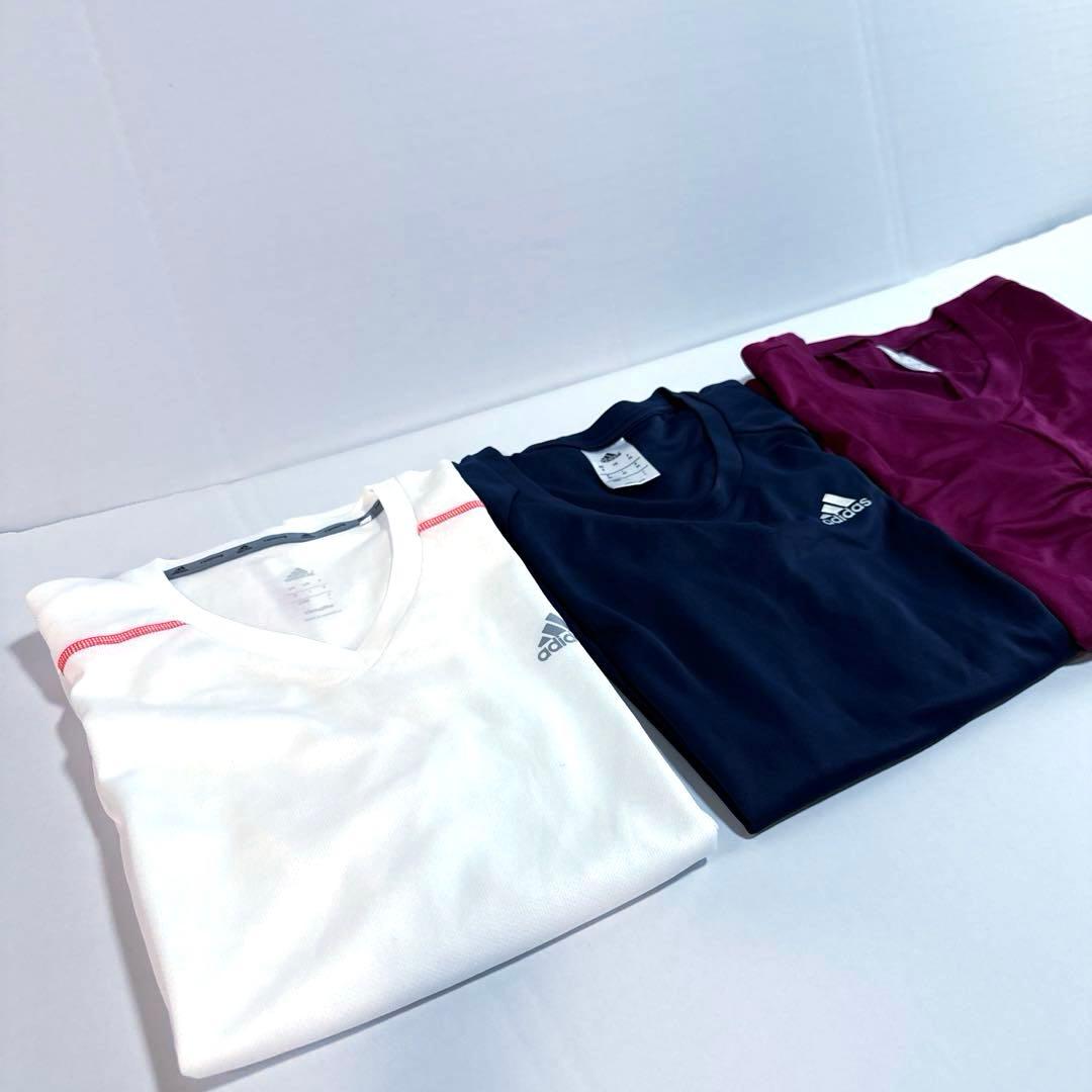 【3枚セット】adidas アディダス ロングスリーブTシャツ — image 2