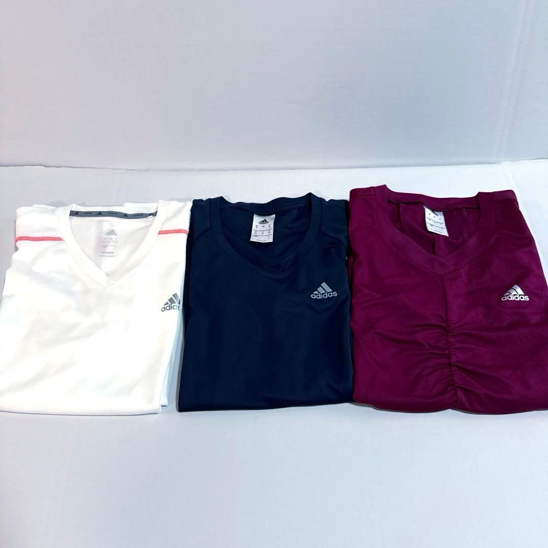 【3枚セット】adidas アディダス ロングスリーブTシャツ — image 3