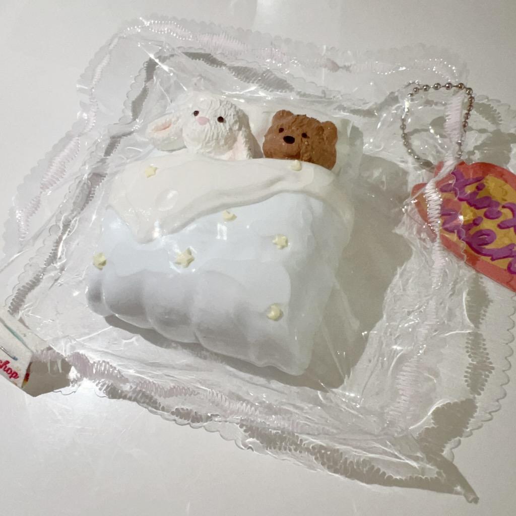 xinxinsquishy スクイーズ くま うさぎ 布団 — image 2