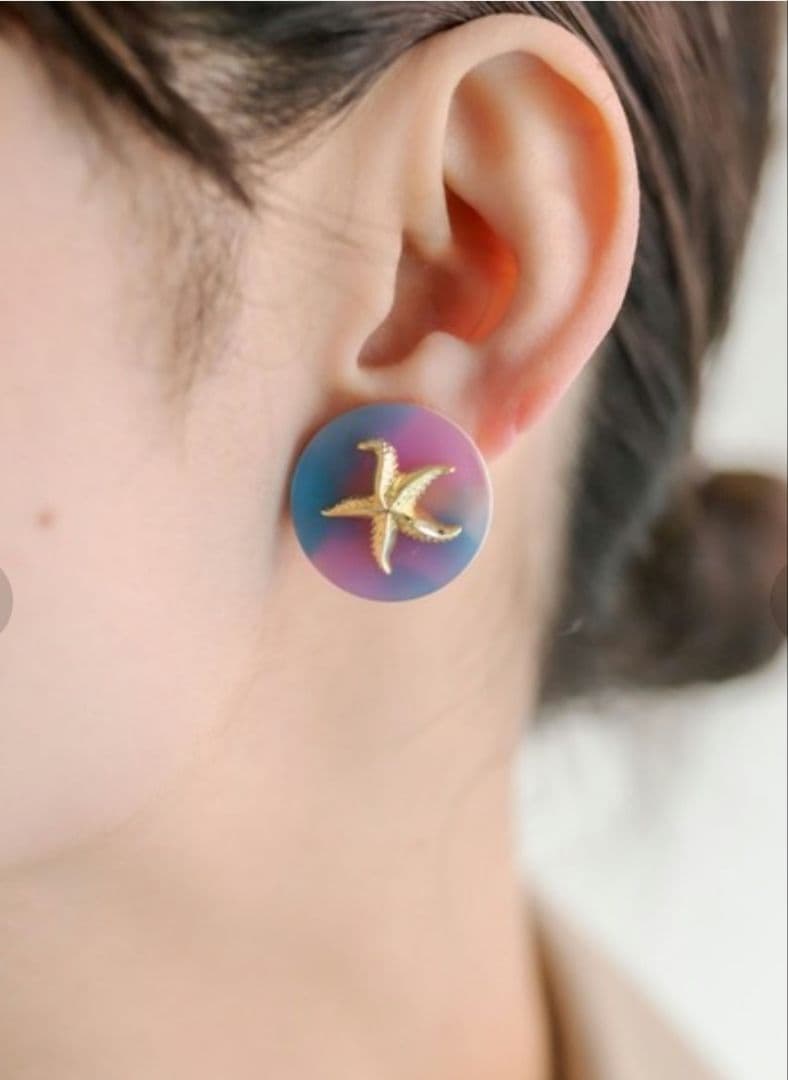 6050円の品⭐【earPAPILLONNER／イアパピヨネ】海の仲間イヤリング — image 3