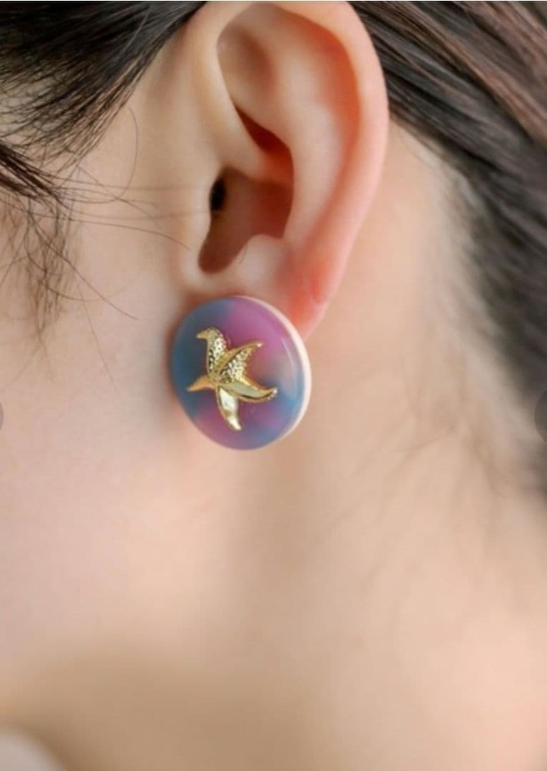 6050円の品⭐【earPAPILLONNER／イアパピヨネ】海の仲間イヤリング — image 4