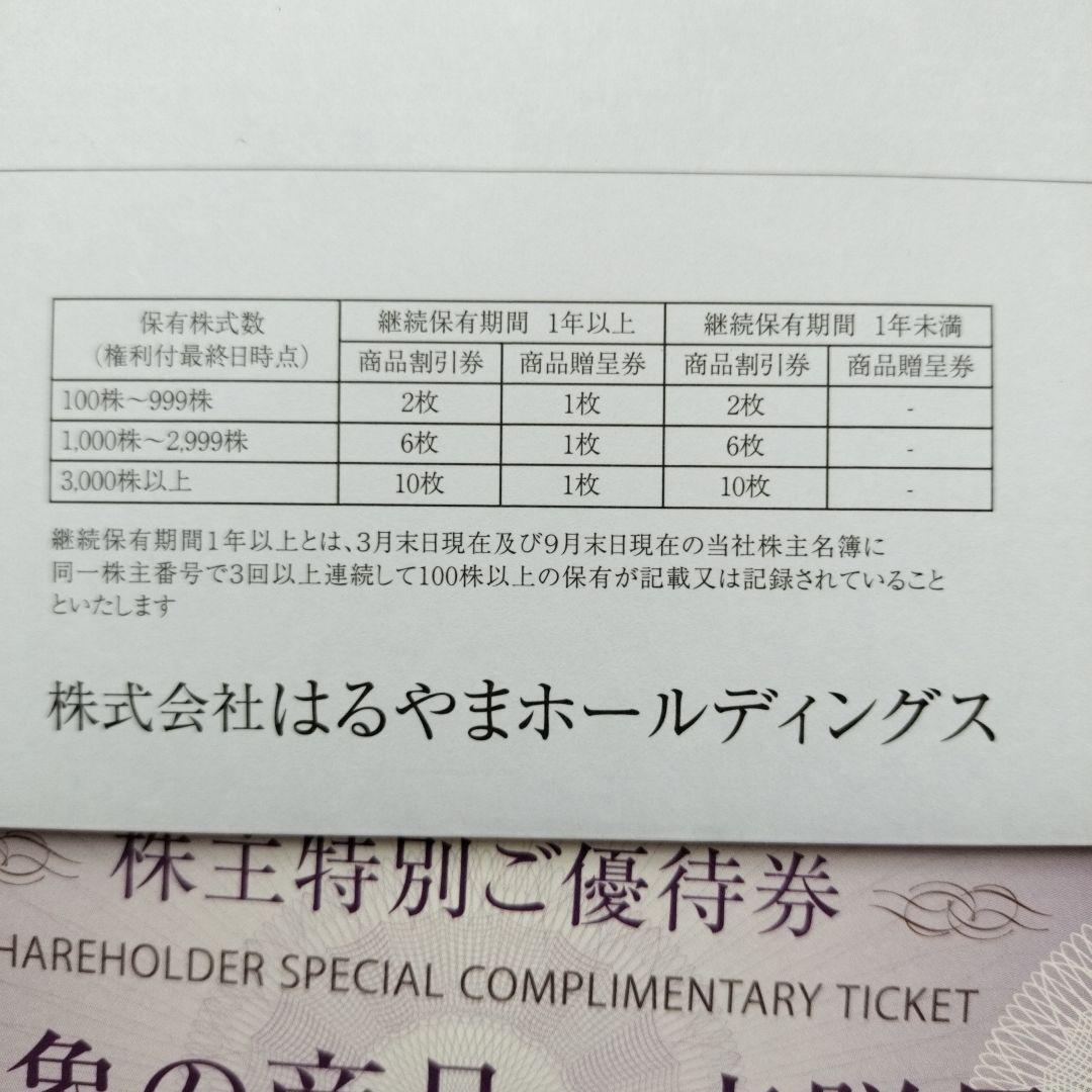 【本日配送】はるやま P.S.FA 6,600円分贈呈 20%off4枚 優待券 — image 2
