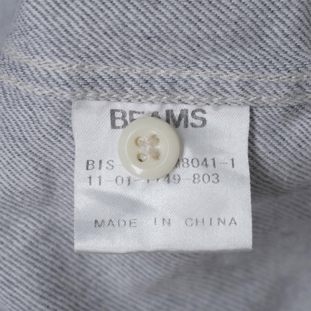 【専用】BEAMS 丸襟 ピンタック ブラウス【S】グレー ピーターパンシャツ — image 4
