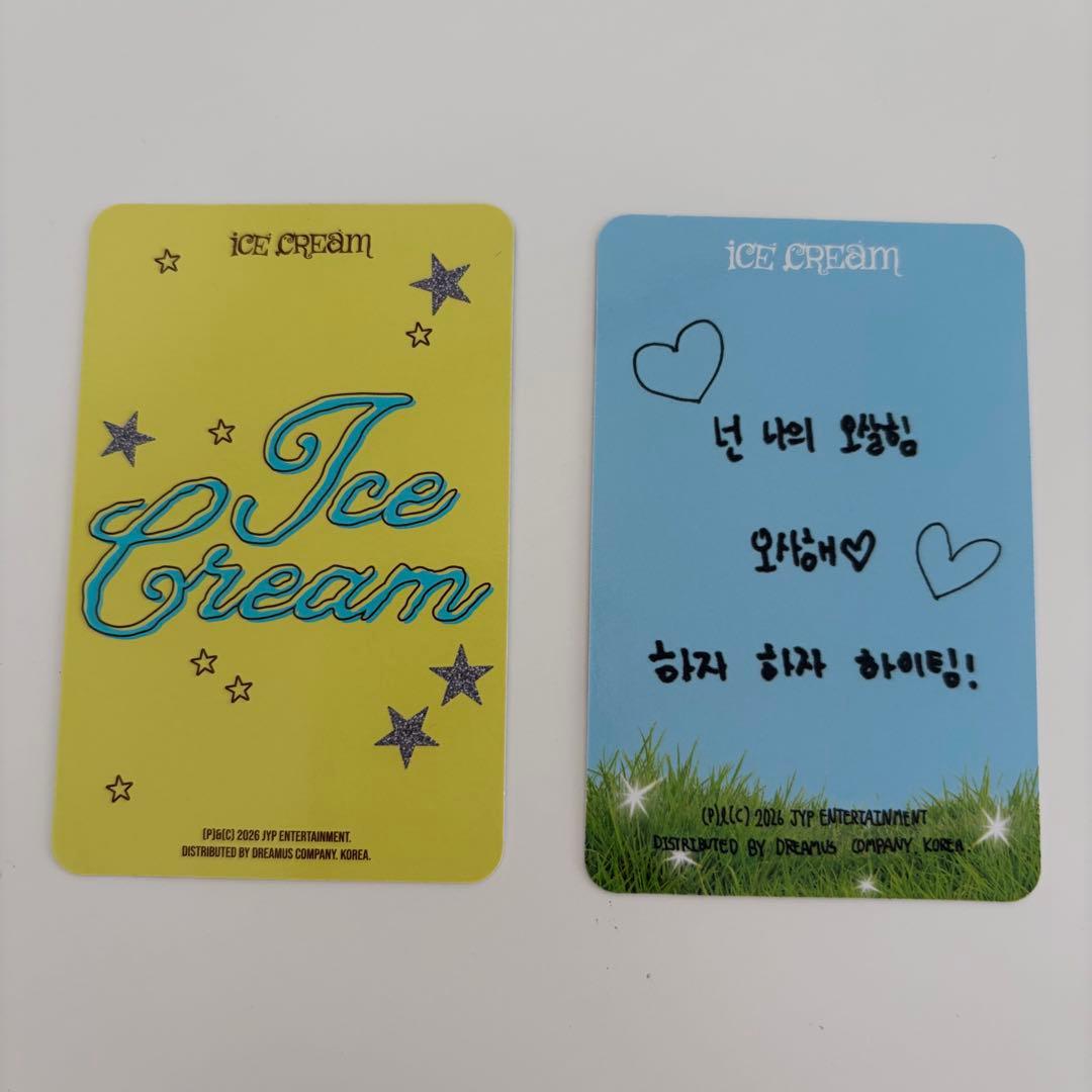 itzy ユナ ice cream アルバム 封入 — image 2