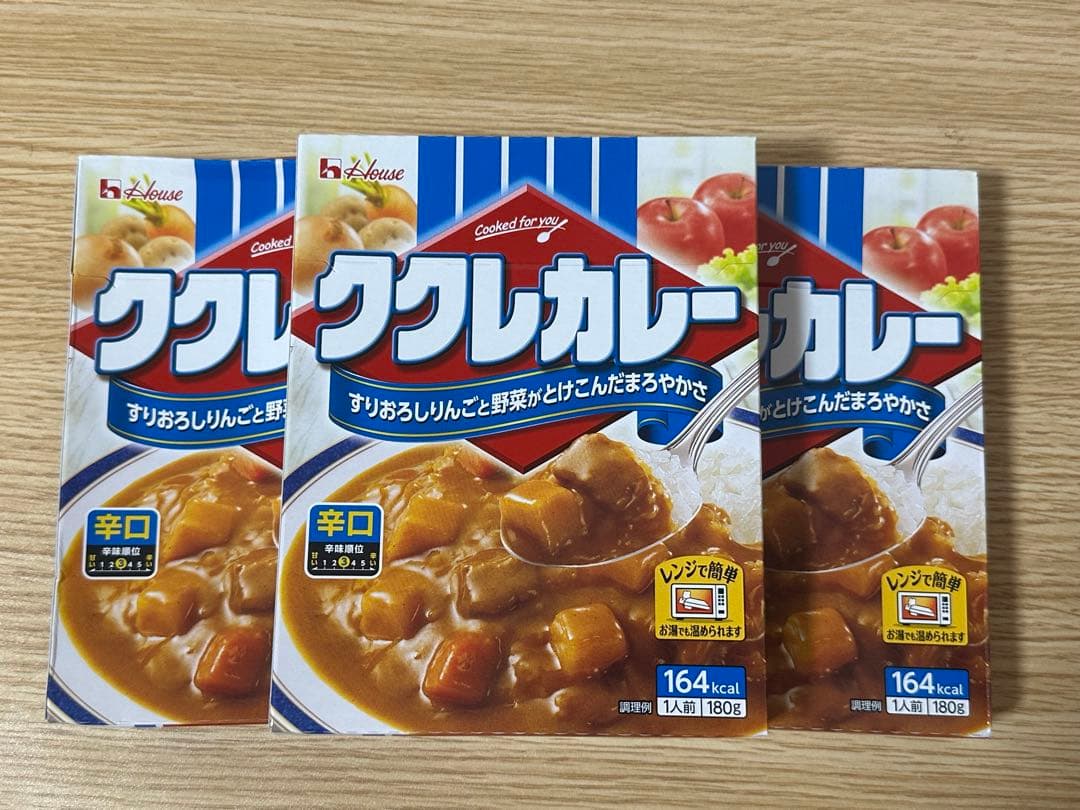 ハウス食品 ククレカレー 辛口 180g 3箱セット — image 2