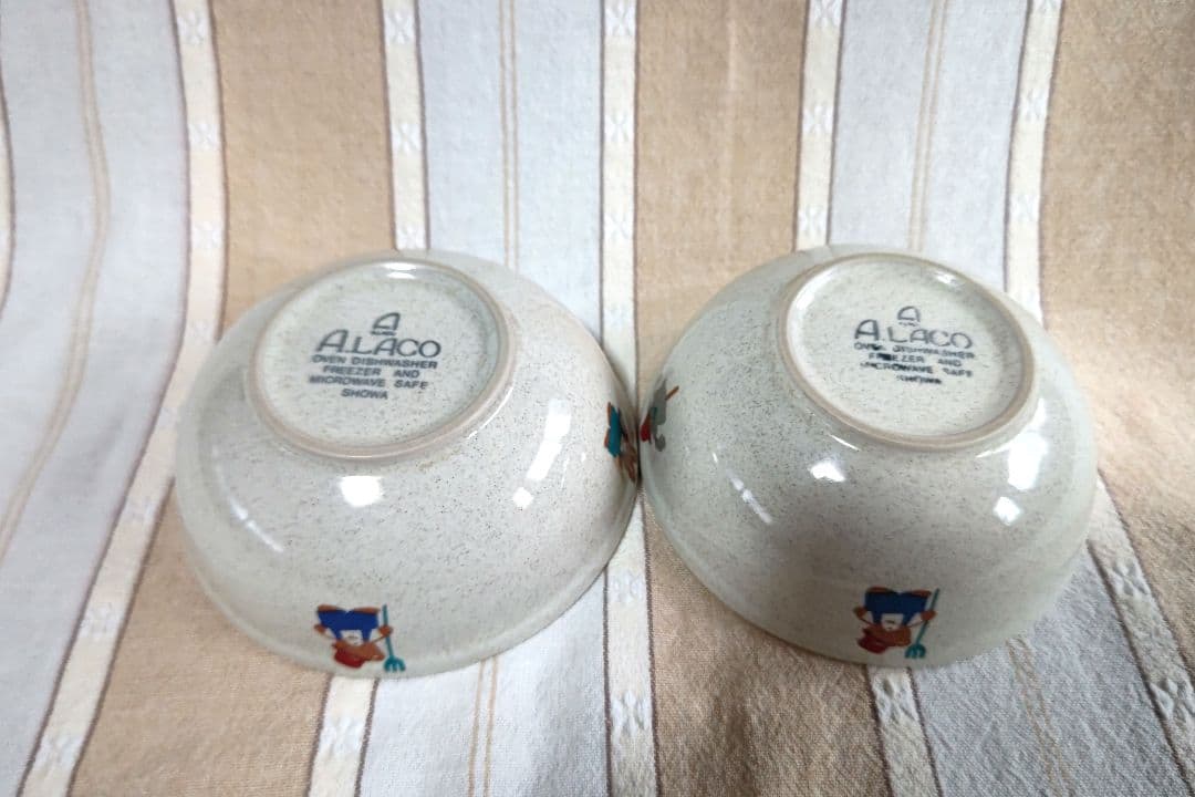 【ボウル】ALACO キャラクター付き陶器ボウル 2個セット★ — image 2