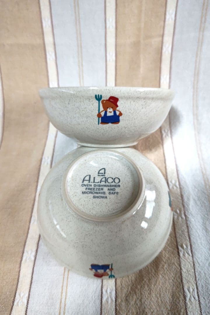 【ボウル】ALACO キャラクター付き陶器ボウル 2個セット★ — image 4
