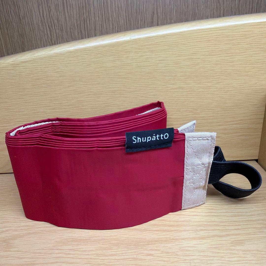 【極美品】Shupatto マーナ シュパット エコバッグ Ｌ　レッド — image 3