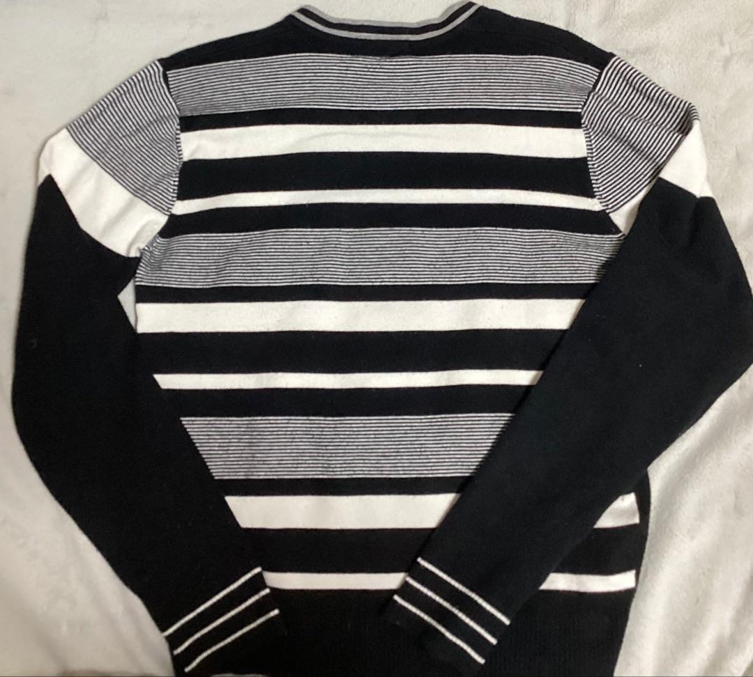 LACOSTE Made in France Vネック ニット セーター L — image 3