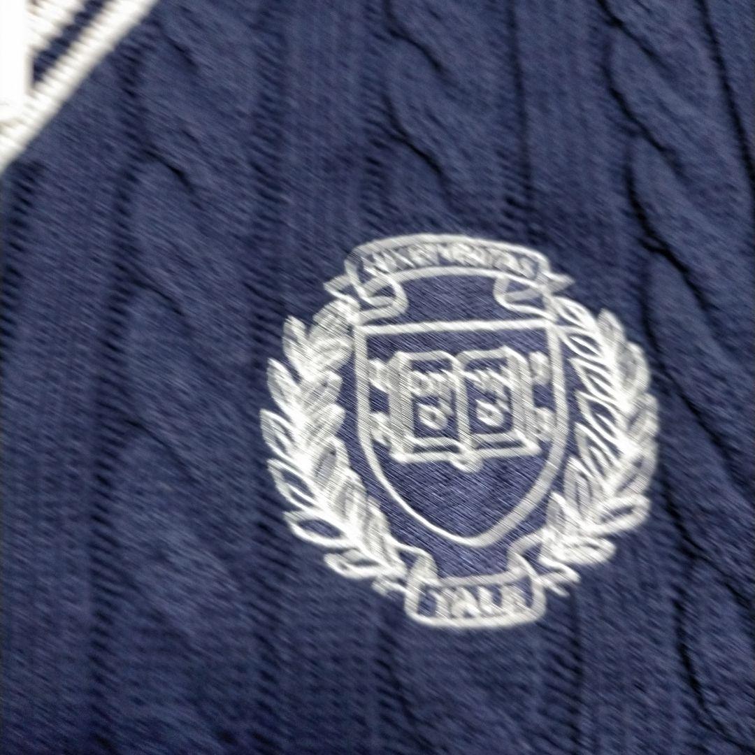 YALE チルデンニットベスト ネイビー M — image 3