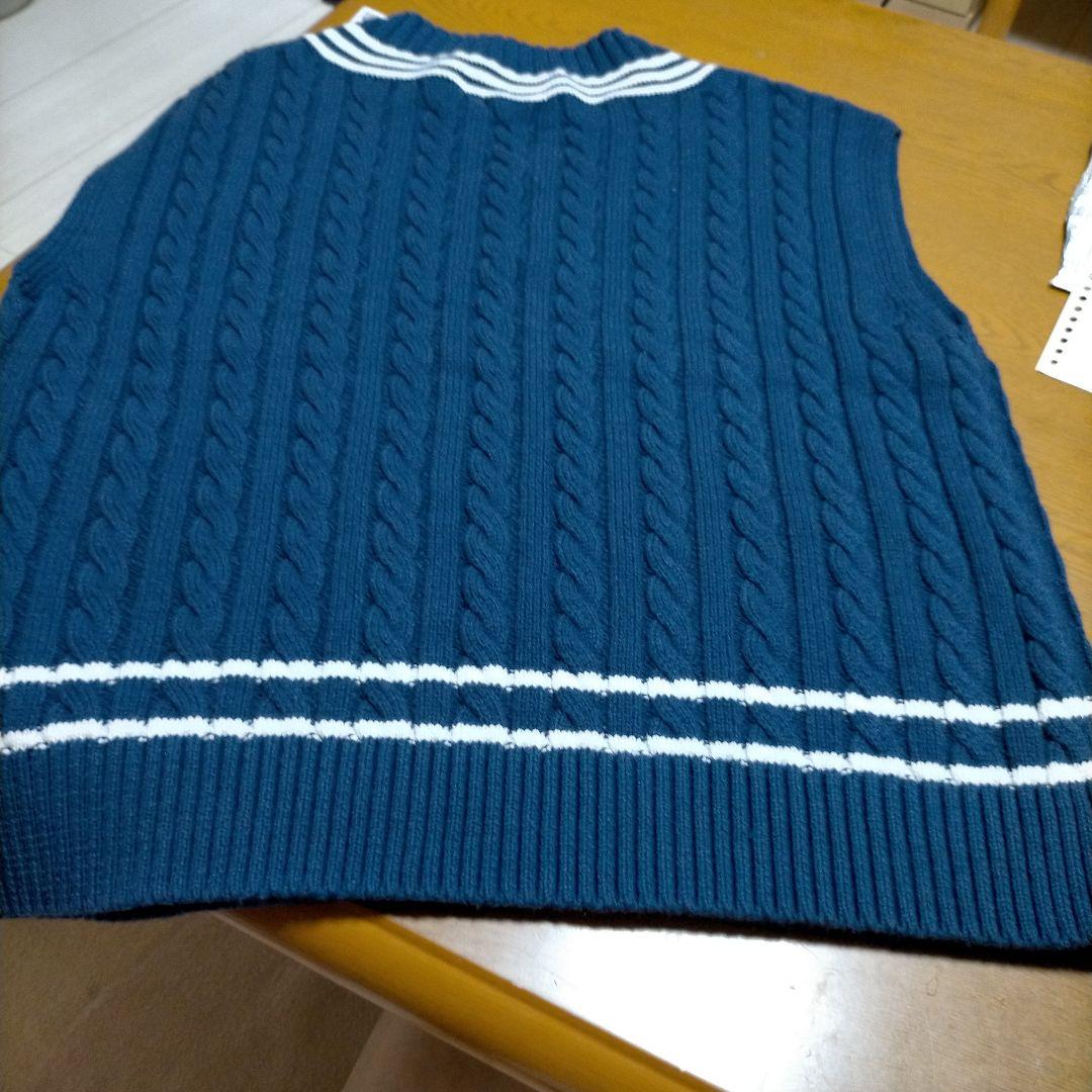 YALE チルデンニットベスト ネイビー M — image 4