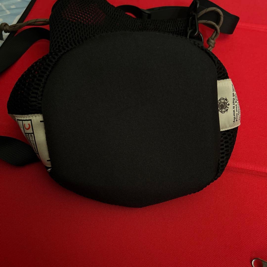 ショルダートートバッグ ポーチ付き メッシュ素材 COOCO ロゴテープ — image 3