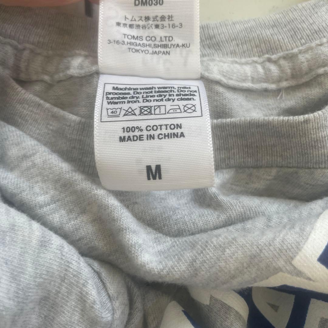 KANSASプリント グレーTシャツ Mサイズ — image 3