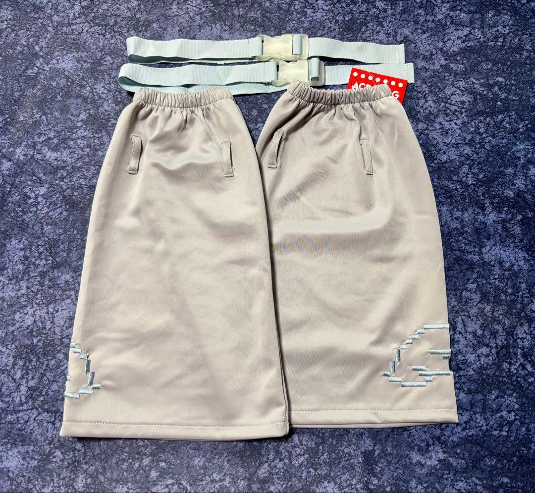 【新品】ACDCRAG ドットネコ レッグウォーマー グレー/P.ブルー — image 3