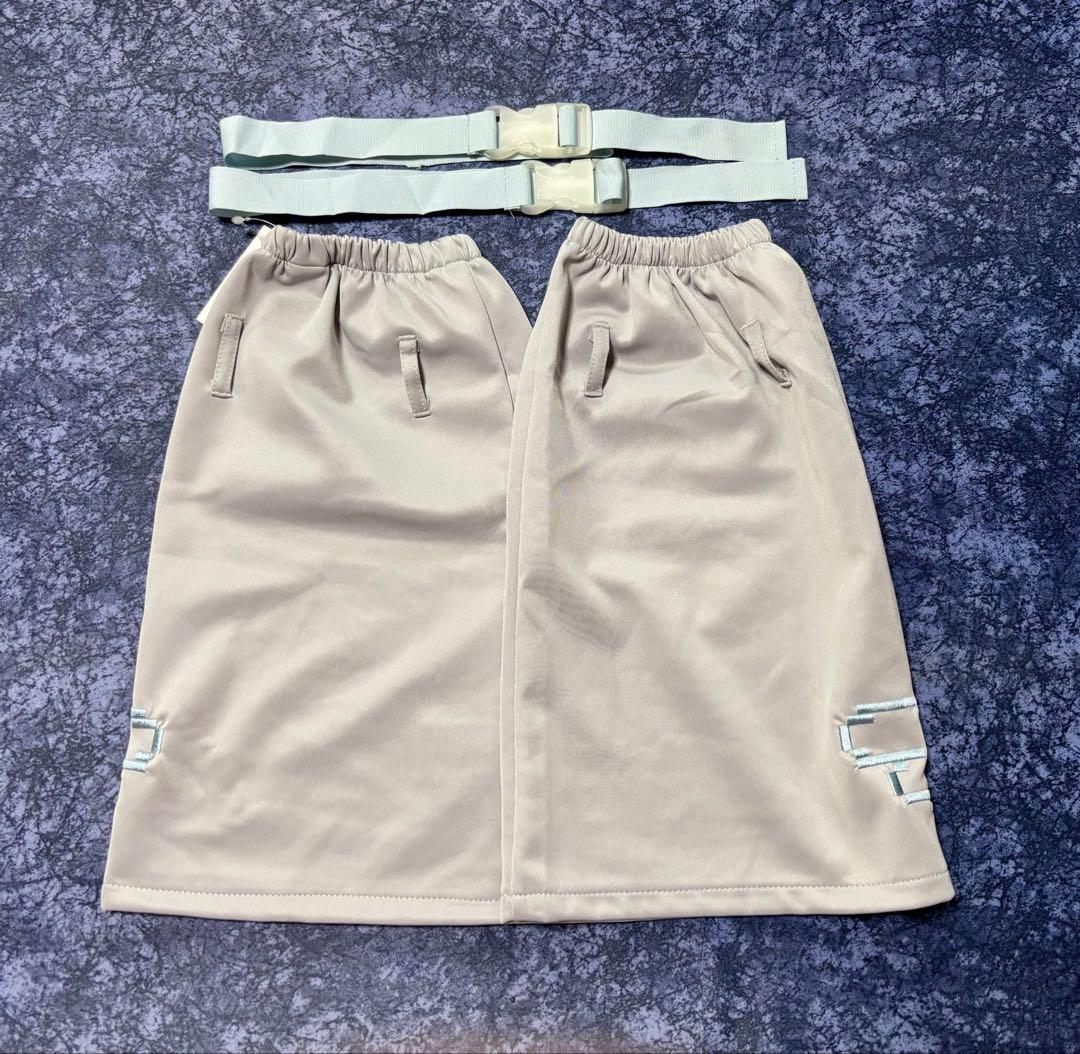 【新品】ACDCRAG ドットネコ レッグウォーマー グレー/P.ブルー — image 4