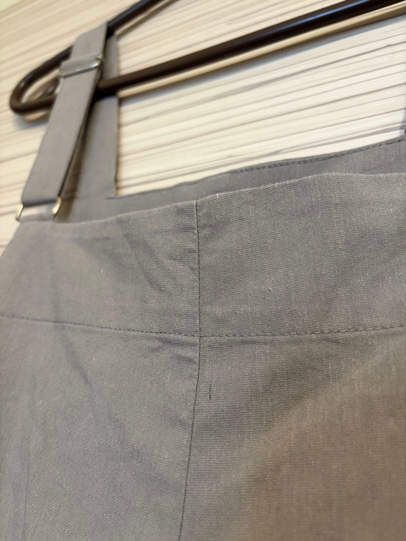 French linen オーバーオール　グレー — image 4