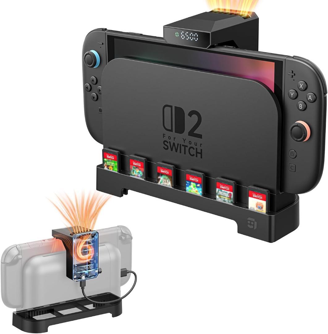 Nintendo Switch2対応 冷却ファン 通気スタンド — image 2