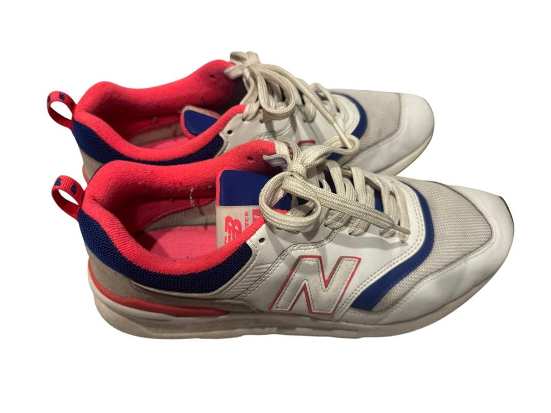 New Balance 997H ホワイト ピンク ブルー スニーカー — image 4