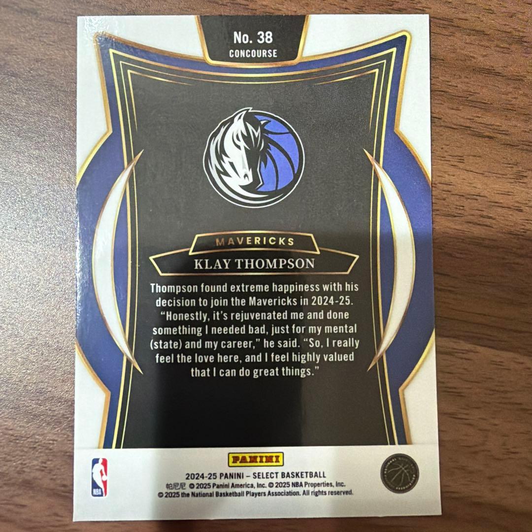 2024-25 Panini Select Klay Thompson — image 3