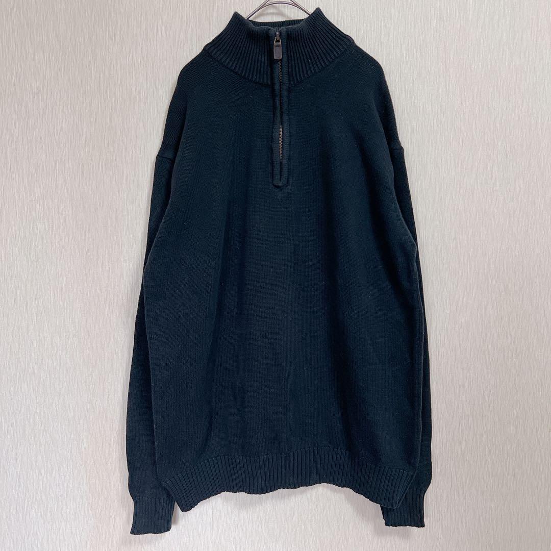 OSCAR DE LA RENTA ハーフジップ コットンニット プルオーバー — image 2