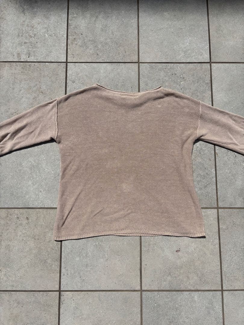 90s LAUREN RALPH LAUREN リネン100% リネンニット　L — image 4