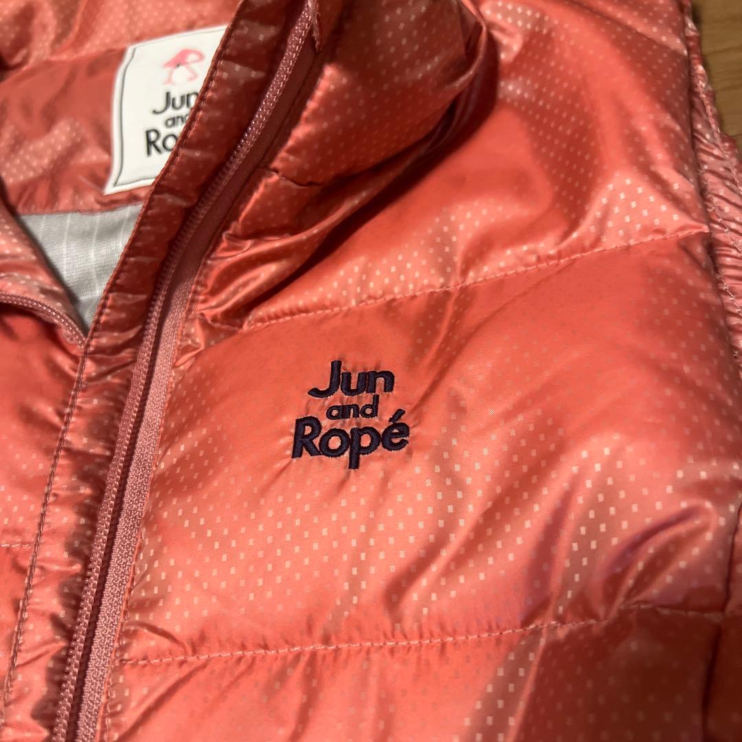 Jun and Rope 中綿ベスト ピンク ドット柄 — image 2