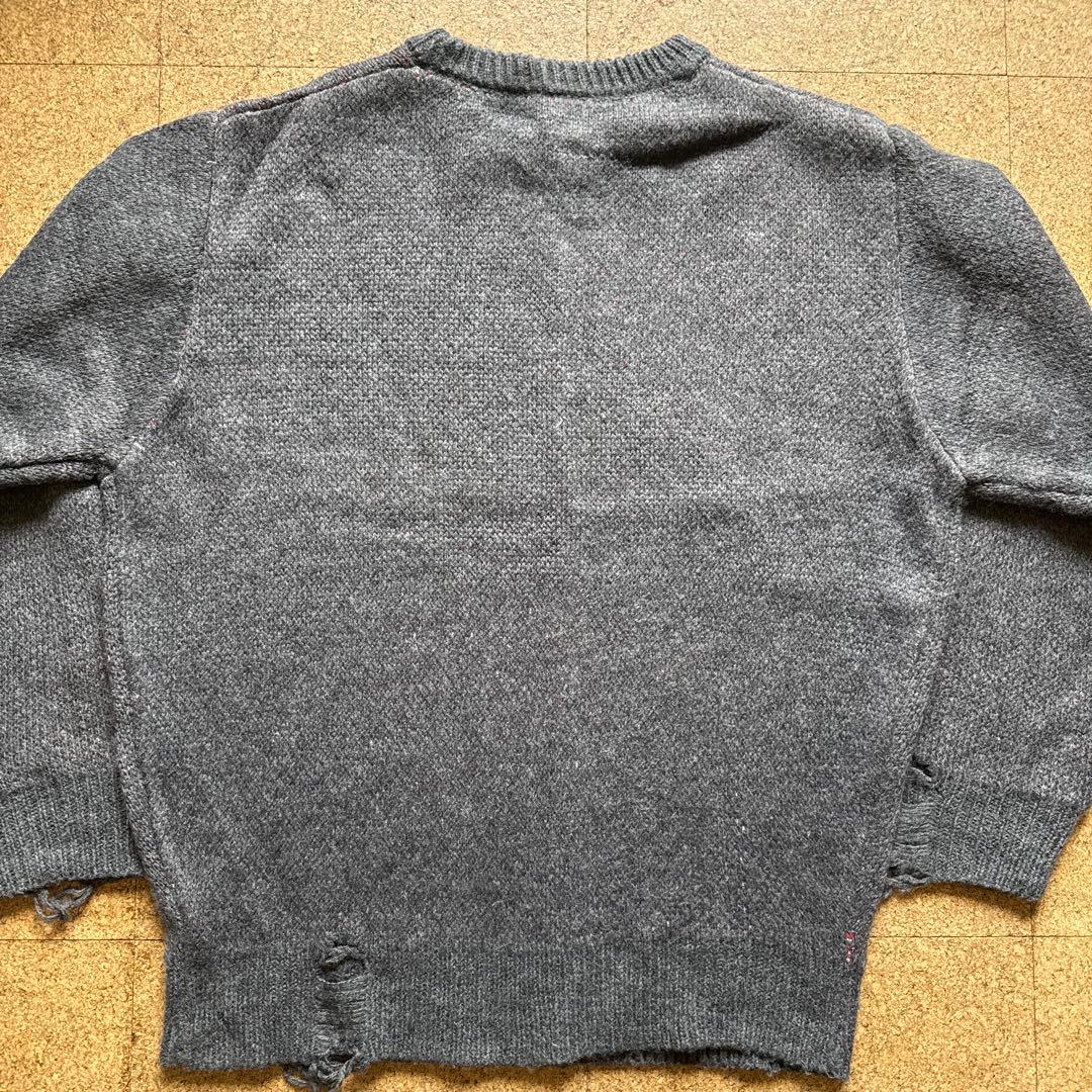 WISH FOR EVER ダメージフラッグニット — image 2
