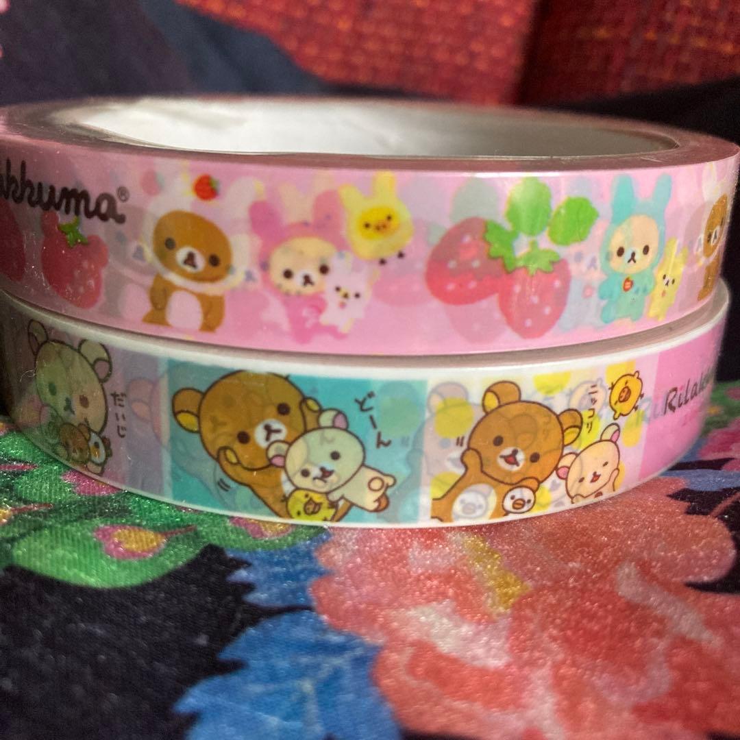 リラックマ セロハンテープ 2個セット 新品 当時物 サンエックス — image 3
