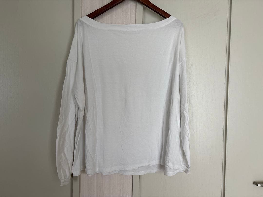 レディース　韓国　白　長袖Tシャツ　ホワイト — image 2