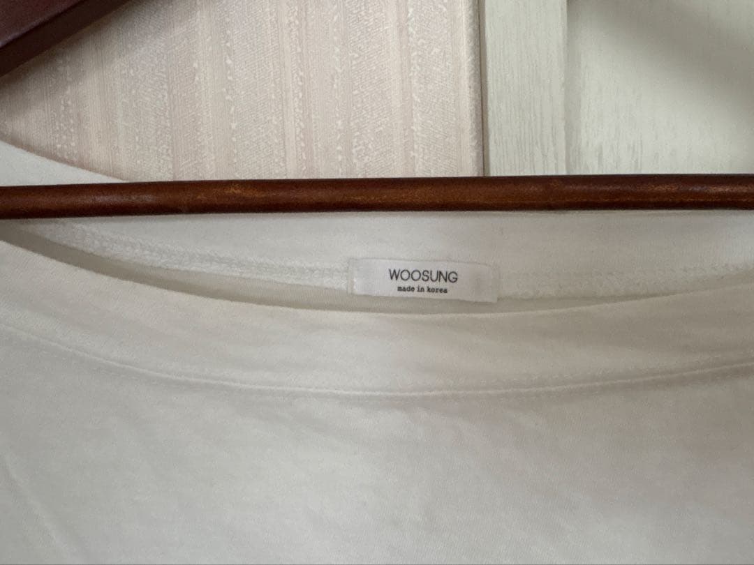 レディース　韓国　白　長袖Tシャツ　ホワイト — image 3