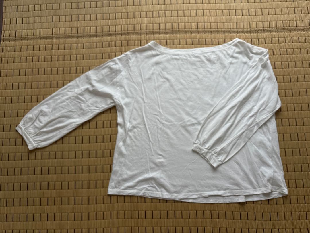 レディース　韓国　白　長袖Tシャツ　ホワイト — image 5