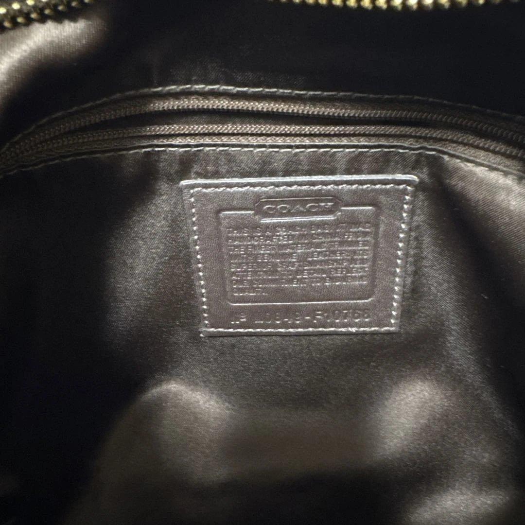 COACH コーチ シグネチャー ショルダーバッグ ブラウン系 — image 5