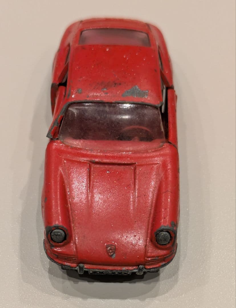 ビンテージミニカーSchuco 1:66 ナローポルシェ911S ドイツ製レッド — image 3